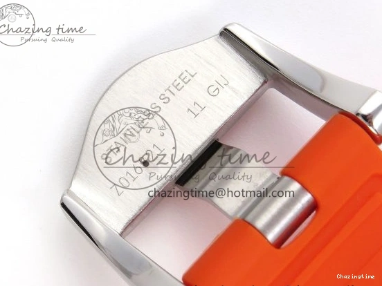 0126 Premium SEAMASTER PLANET OCEAN 6000M ULTRA DEEP 45.5MM SS TF 1:1 BEST EDITION GRAY DIAL ORANGE BEZEL ON RUBBER STRAP A 7761